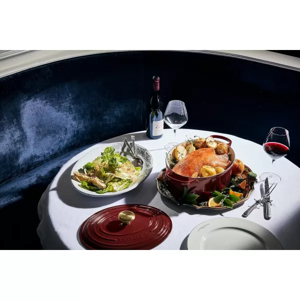 Le Creuset Enameled Cast Iron Signature Oval Dutch Oven, 6.75 qt., Rhone