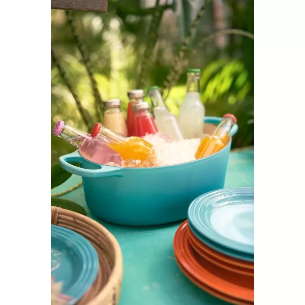 Le Creuset Enameled Cast Iron Signature Oval Dutch Oven, 6.75 qt., Rhone