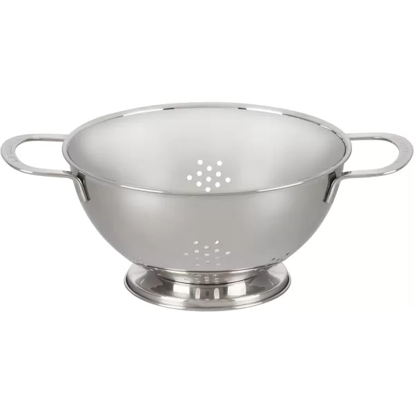 Le Creuset Set of 3 Stackable Colanders, Large, Stainless Steel