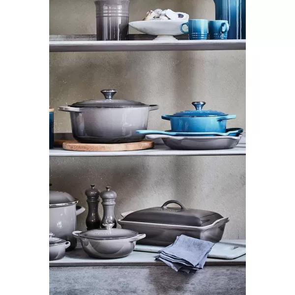 Le Creuset Stoneware Heritage Covered Rectangular Casserole, 4 qt. , Rhone