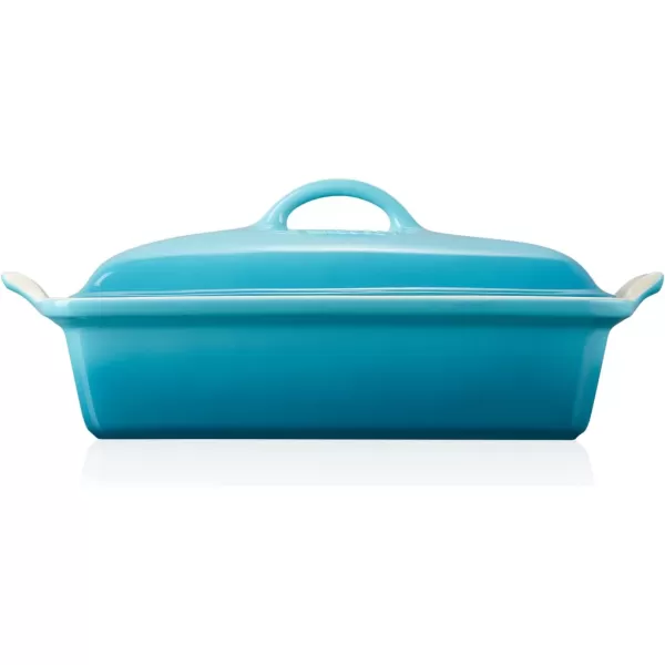 Le Creuset Stoneware Heritage Covered Rectangular Casserole, 4 qt. , Rhone