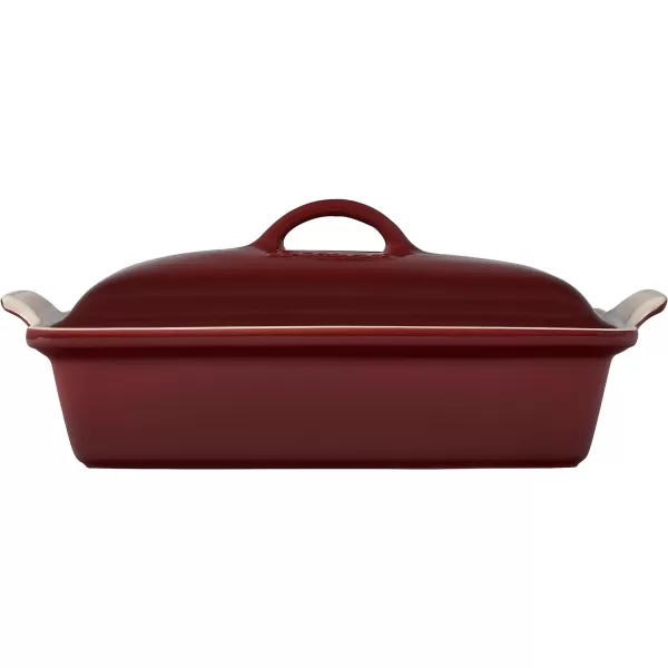 Le Creuset Stoneware Heritage Covered Rectangular Casserole, 4 qt. , Rhone