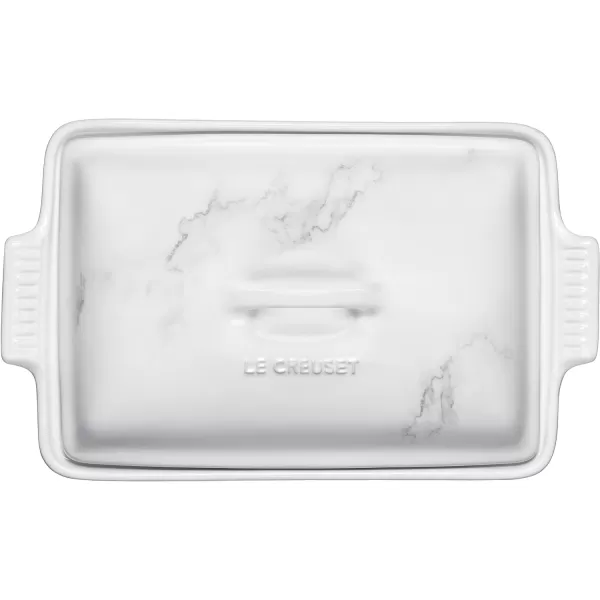 Le Creuset Stoneware Heritage Covered Rectangular Casserole, 4 qt. , Rhone