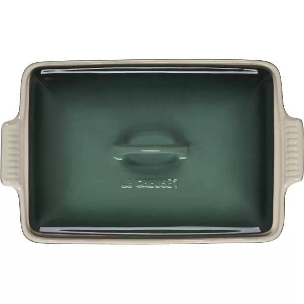 Le Creuset Stoneware Heritage Covered Rectangular Casserole, 4 qt. , Rhone