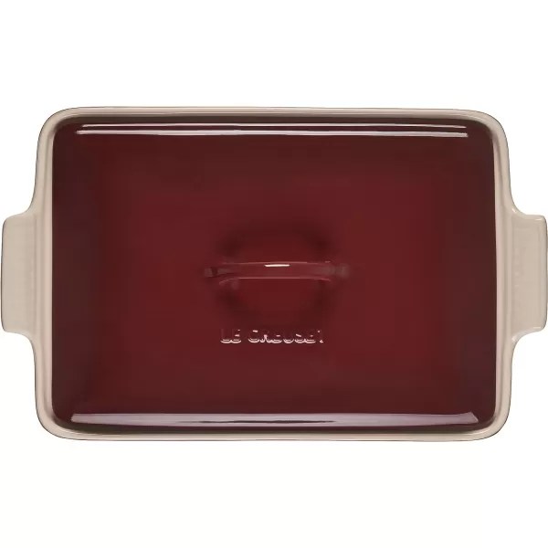 Le Creuset Stoneware Heritage Covered Rectangular Casserole, 4 qt. , Rhone
