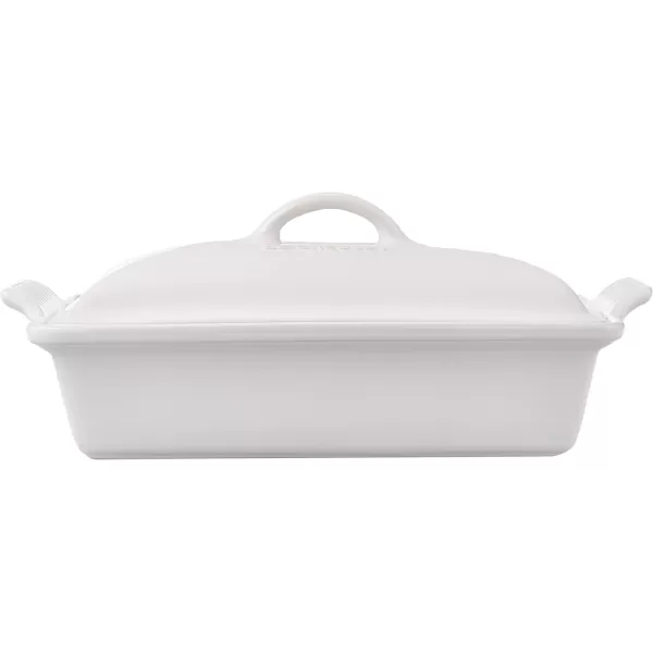Le Creuset Stoneware Heritage Covered Rectangular Casserole, 4 qt. , Rhone