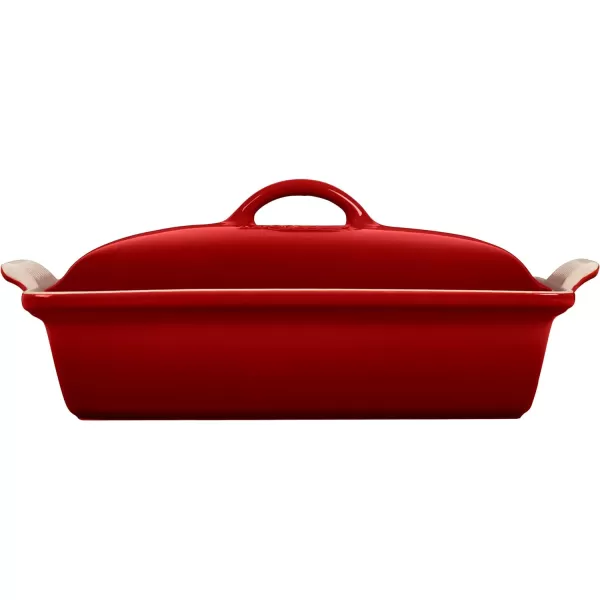 Le Creuset Stoneware Heritage Covered Rectangular Casserole, 4 qt. , Rhone