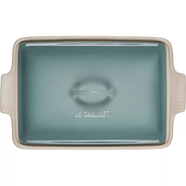 Le Creuset Stoneware Heritage Covered Rectangular Casserole, 4 qt. , Rhone