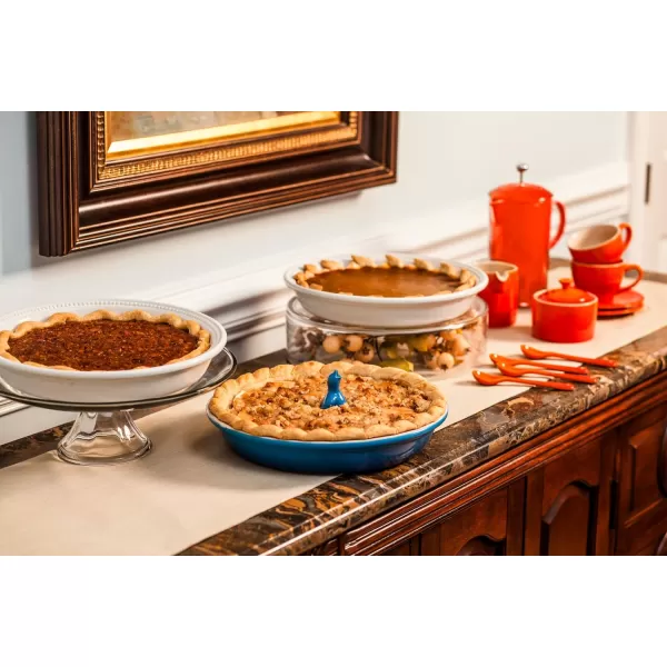 Le Creuset Stoneware Heritage Pie Dish, 9", Rhone