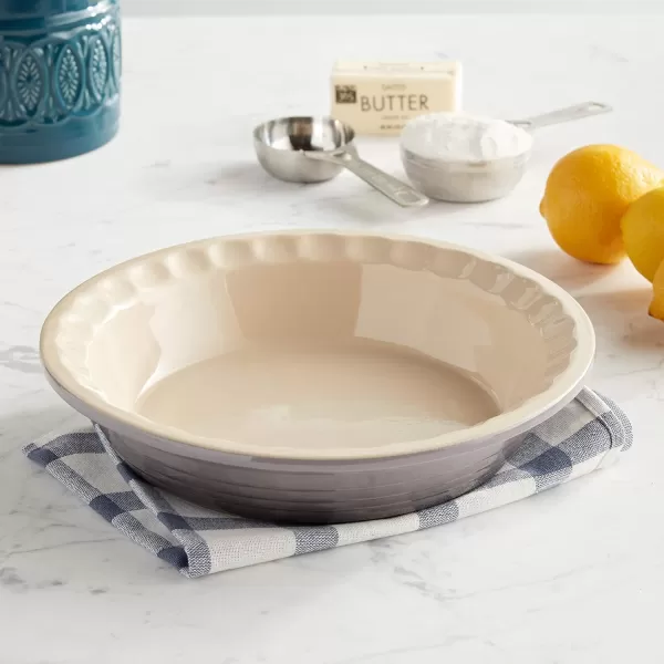 Le Creuset Stoneware Heritage Pie Dish, 9", Rhone