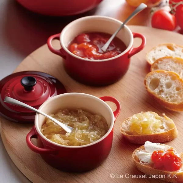 Le Creuset Stoneware Mini Round Cocotte, 8 oz., Rhone