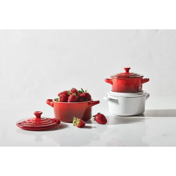 Le Creuset Stoneware Mini Round Cocotte, 8 oz., Rhone