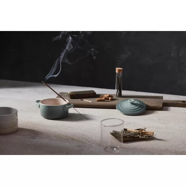 Le Creuset Stoneware Mini Round Cocotte, 8 oz., Rhone