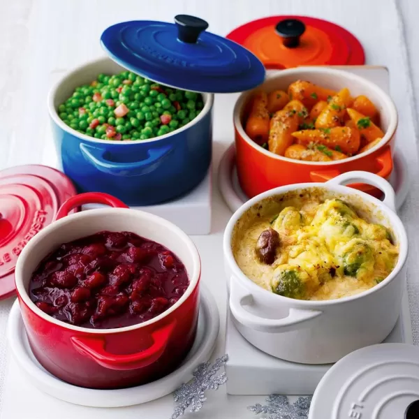 Le Creuset Stoneware Mini Round Cocotte, 8 oz., Rhone