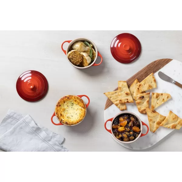 Le Creuset Stoneware Mini Round Cocotte, 8 oz., Rhone