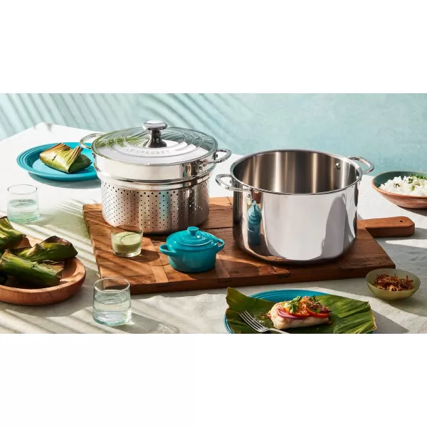 Le Creuset Stoneware Mini Round Cocotte, 8 oz., Rhone