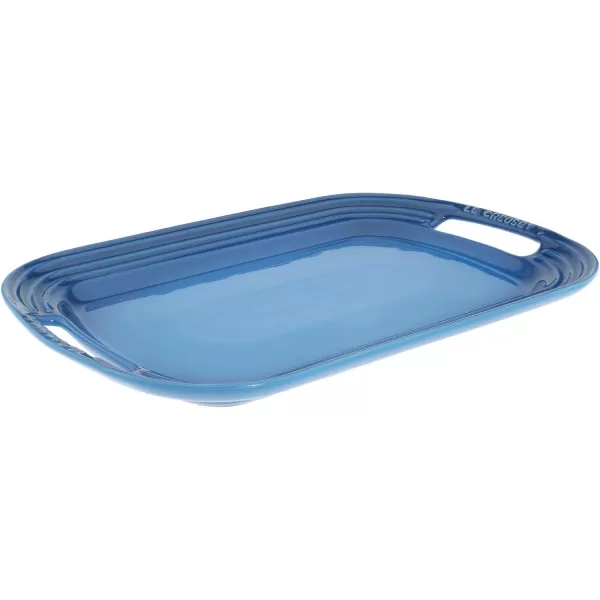 Le Creuset Stoneware Oval Serving Platter, 16.25", Rhone