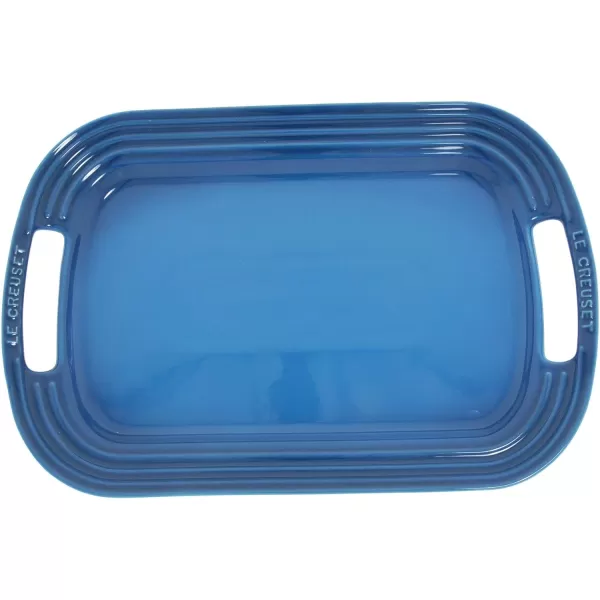 Le Creuset Stoneware Oval Serving Platter, 16.25", Rhone