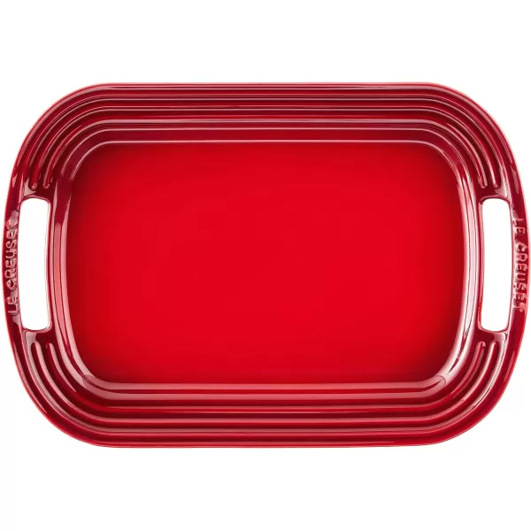 Le Creuset Stoneware Oval Serving Platter, 16.25", Rhone