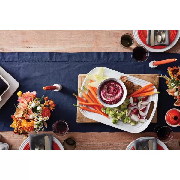 Le Creuset Stoneware Oval Serving Platter, 16.25", Rhone