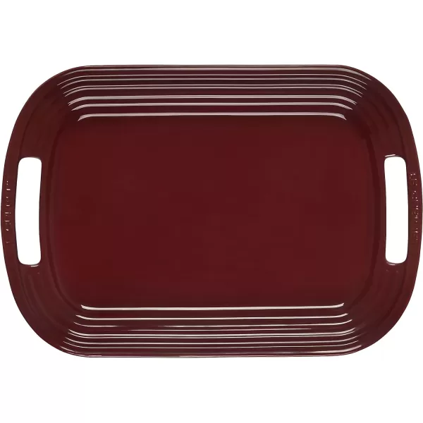 Le Creuset Stoneware Oval Serving Platter, 16.25", Rhone