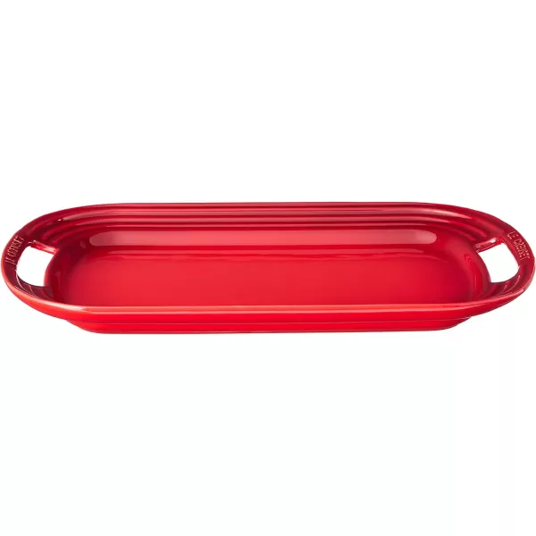 Le Creuset Stoneware Oval Serving Platter, 16.25", Rhone