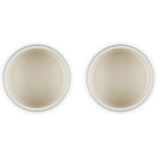 Le Creuset Stoneware Round Ramekin Straight Wall Set of 2, 6.75oz. Each, Shallot