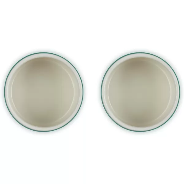 Le Creuset Stoneware Round Ramekin Straight Wall Set of 2, 6.75oz. Each, Shallot