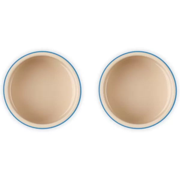 Le Creuset Stoneware Round Ramekin Straight Wall Set of 2, 6.75oz. Each, Shallot