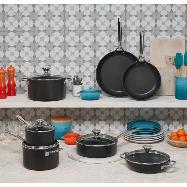 Le Creuset Toughened Nonstick PRO Saucepan With Glass Lid, 4 qt.