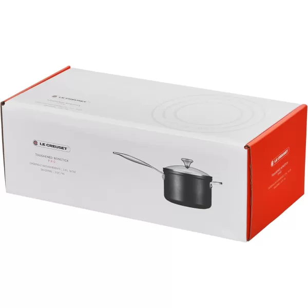 Le Creuset Toughened Nonstick PRO Saucepan With Glass Lid, 4 qt.