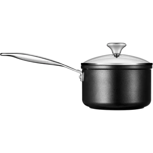 Le Creuset Toughened Nonstick PRO Saucepan With Glass Lid, 4 qt.