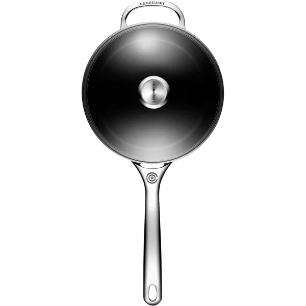 Le Creuset Toughened Nonstick PRO Saucepan With Glass Lid, 4 qt.