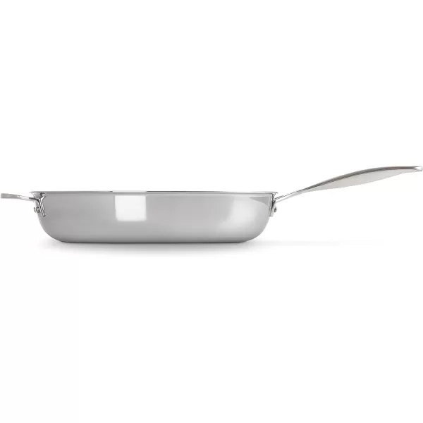 Le Creuset Tri-Ply Stainless Steel 12.5" Deep Fry Pan with Helper Handle