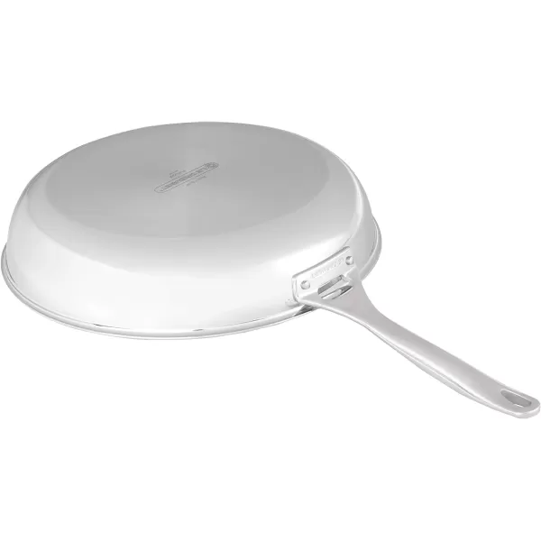 Le Creuset Tri-Ply Stainless Steel 12.5" Deep Fry Pan with Helper Handle