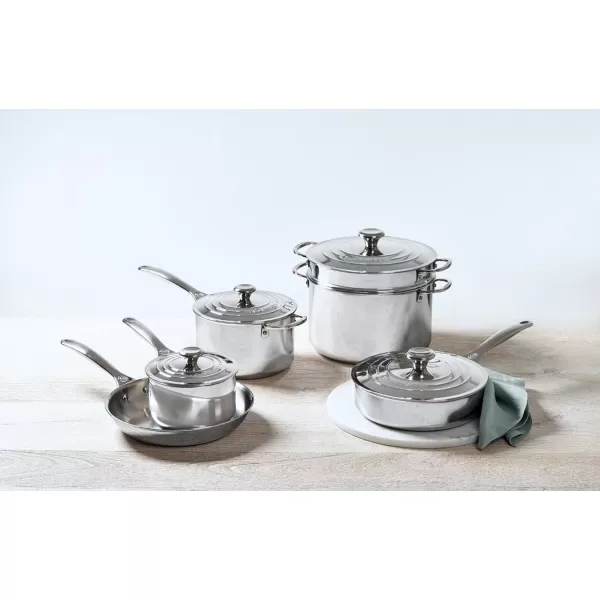 Le Creuset Tri-Ply Stainless Steel 5 pc. Cookware Set, 5 pc