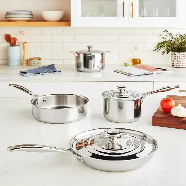 Le Creuset Tri-Ply Stainless Steel 5 pc. Cookware Set, 5 pc