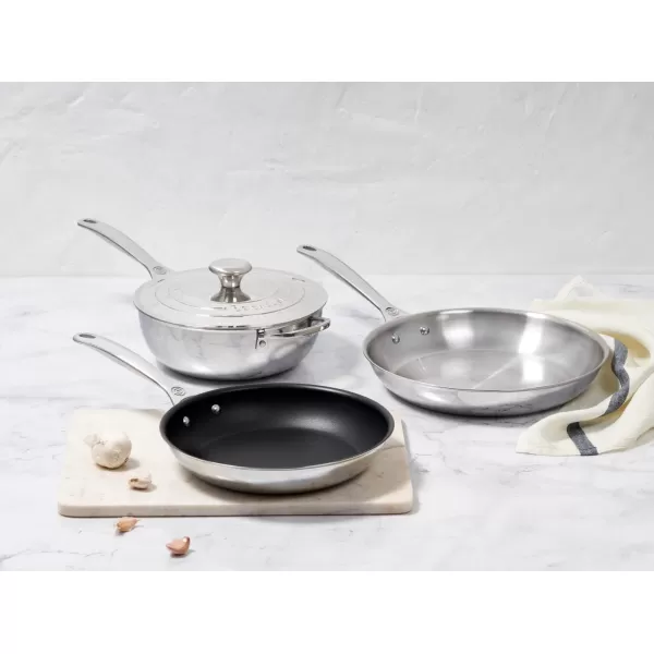 Le Creuset Tri-Ply Stainless Steel 8" Fry Pan, Small