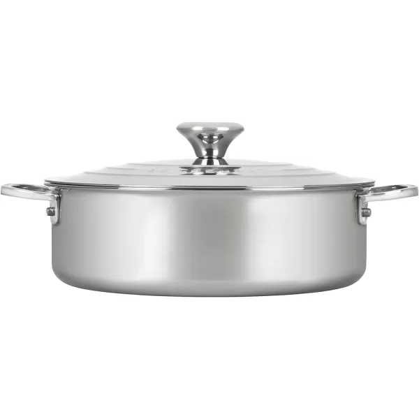 Le Creuset Tri-Ply Stainless Steel Rondeau Pan, 4.5 Quart