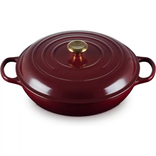 Le Creuset Enameled Cast Iron Signature Braiser, 3.5 qt., Rhone