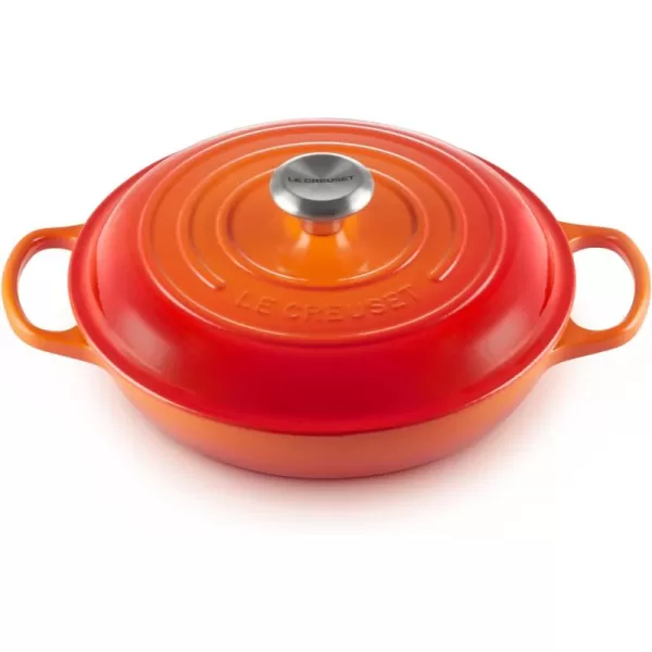 Le Creuset Enameled Cast Iron Signature Braiser, 3.5 qt., Rhone