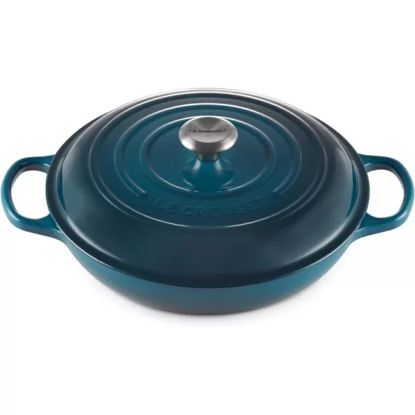 Le Creuset Enameled Cast Iron Signature Braiser, 3.5 qt., Rhone