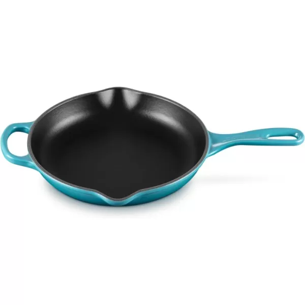 Le Creuset Enameled Cast Iron Signature Iron Handle Skillet, 10.25", Rhone