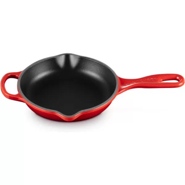 Le Creuset Enameled Cast Iron Signature Iron Handle Skillet, 10.25", Rhone