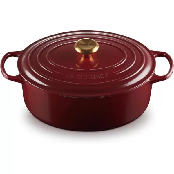 Le Creuset Enameled Cast Iron Signature Oval Dutch Oven, 6.75 qt., Rhone