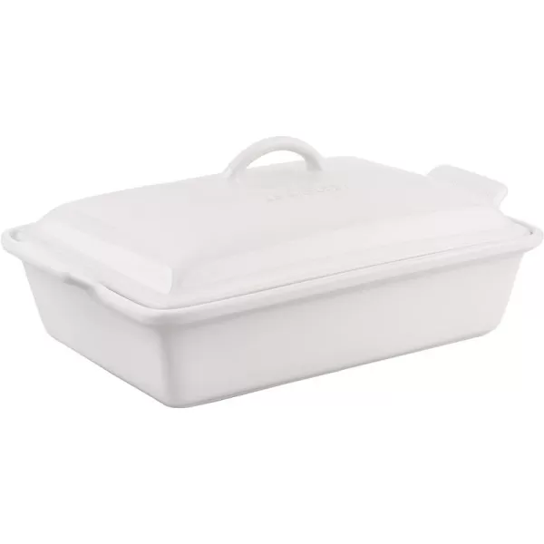 Le Creuset Stoneware Heritage Covered Rectangular Casserole, 4 qt. , Rhone