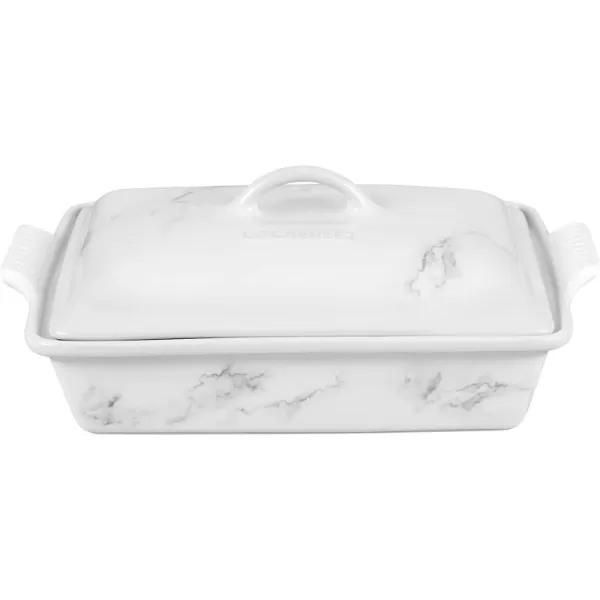Le Creuset Stoneware Heritage Covered Rectangular Casserole, 4 qt. , Rhone