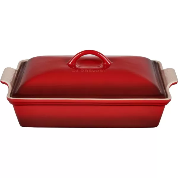 Le Creuset Stoneware Heritage Covered Rectangular Casserole, 4 qt. , Rhone