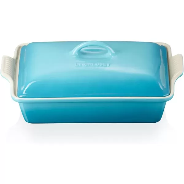 Le Creuset Stoneware Heritage Covered Rectangular Casserole, 4 qt. , Rhone