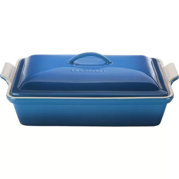 Le Creuset Stoneware Heritage Covered Rectangular Casserole, 4 qt. , Rhone